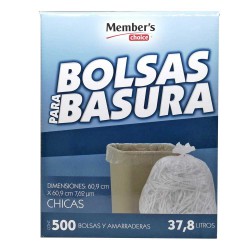 BOLSA TRANSPARENTES P/BASURA